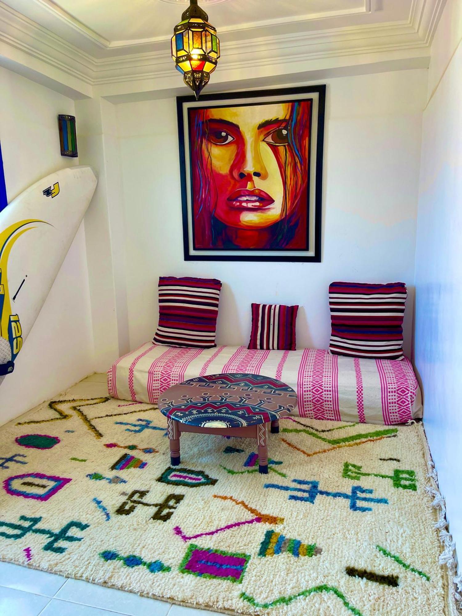Bed and Breakfast Surf & Salsa Ocean House Tamraght Exteriér fotografie