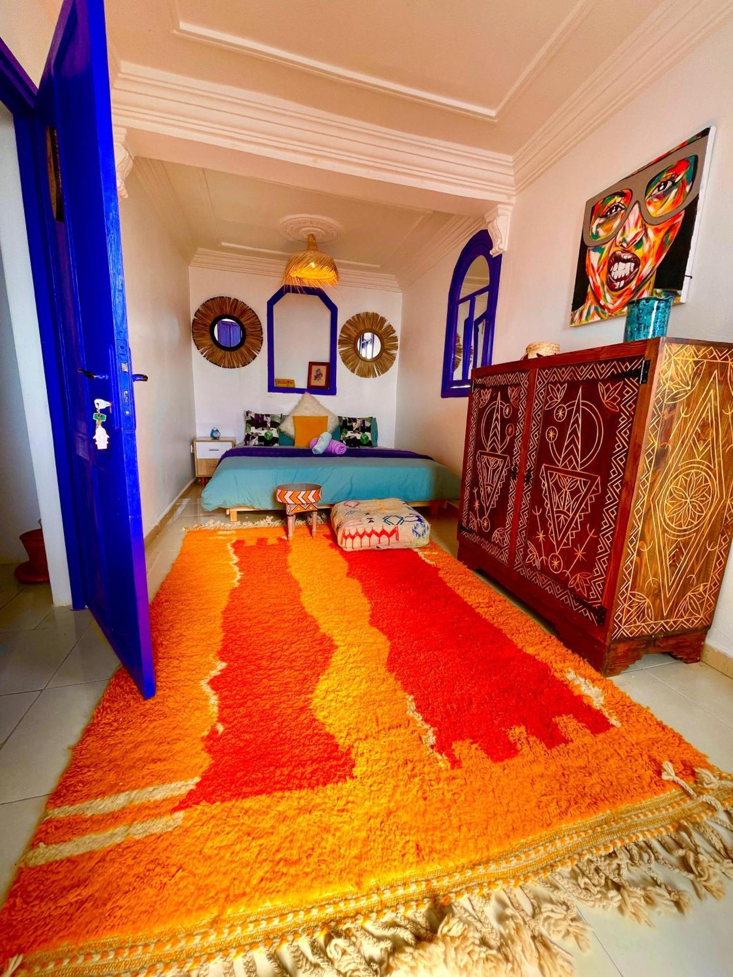 Bed and Breakfast Surf & Salsa Ocean House Tamraght Exteriér fotografie
