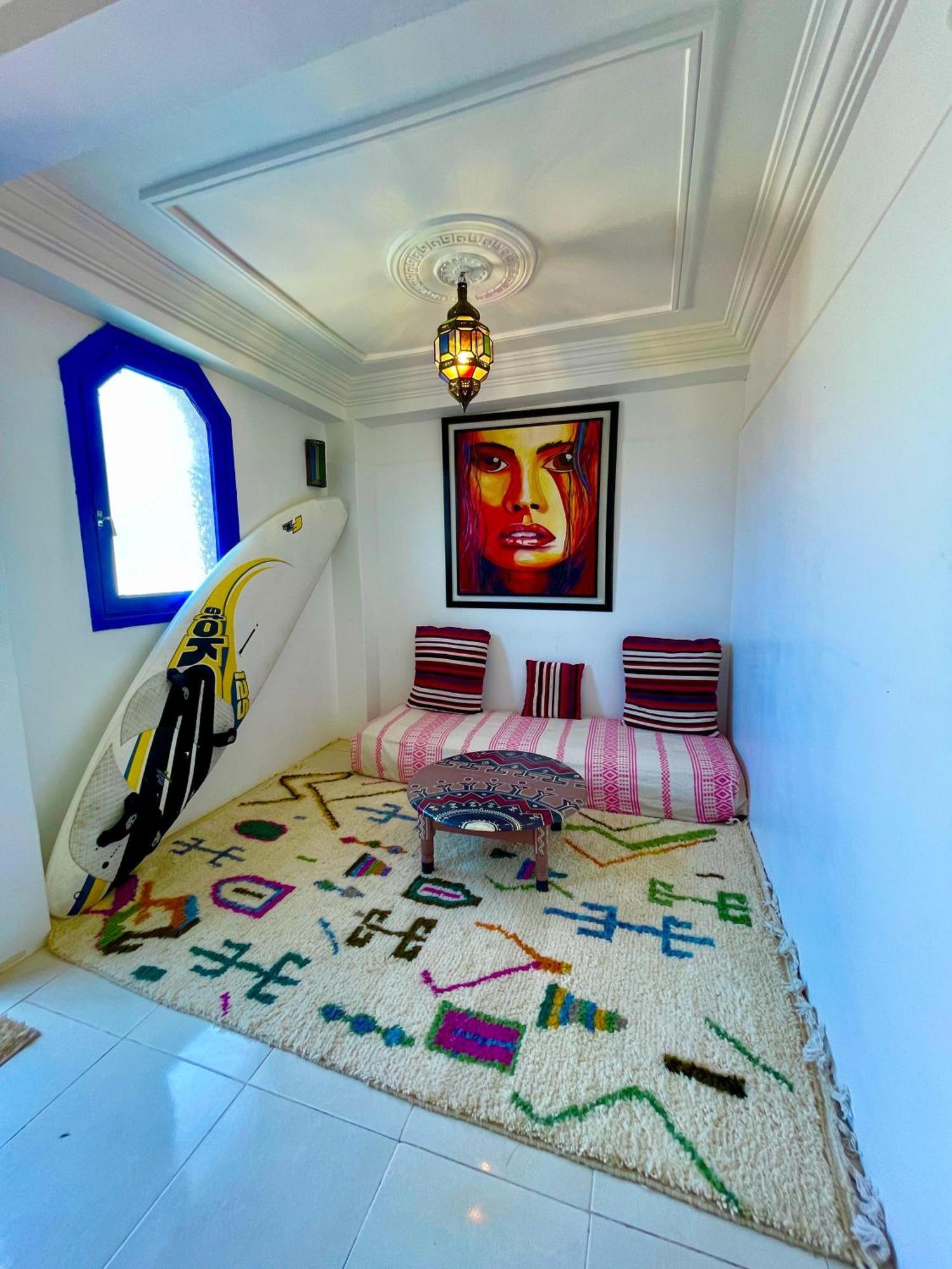 Bed and Breakfast Surf & Salsa Ocean House Tamraght Exteriér fotografie