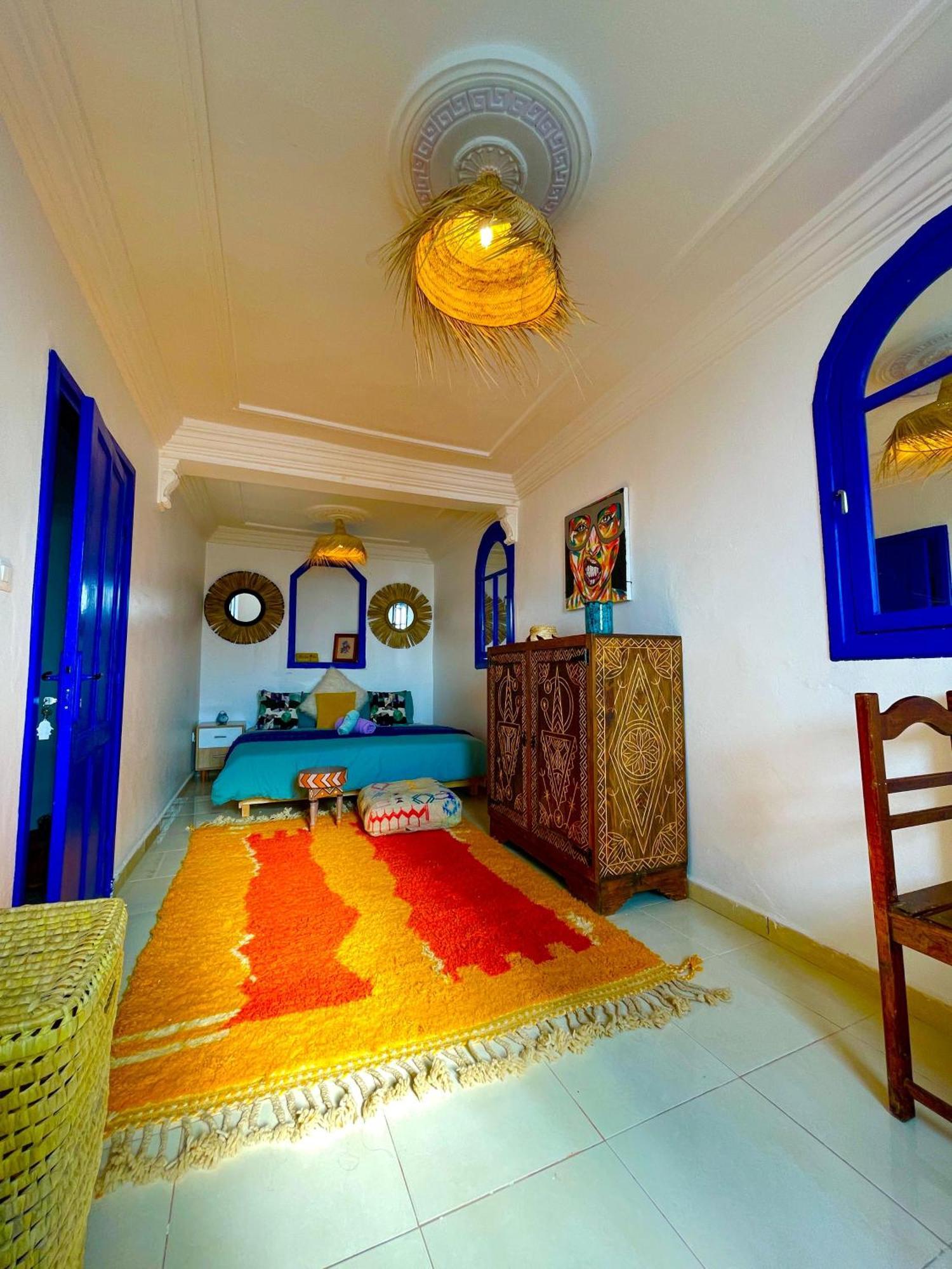 Bed and Breakfast Surf & Salsa Ocean House Tamraght Exteriér fotografie